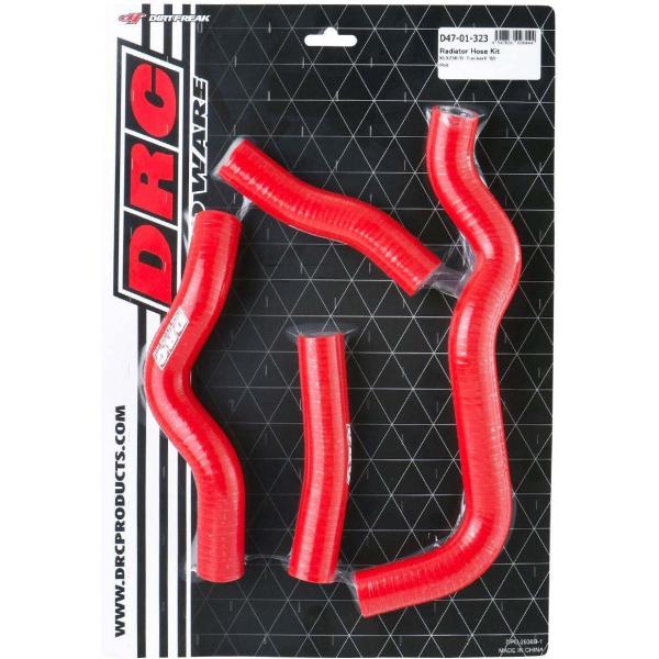 DRC ディーアールシー ラジエターホースキット カラー：レッド D-TRACKER X KLX25...