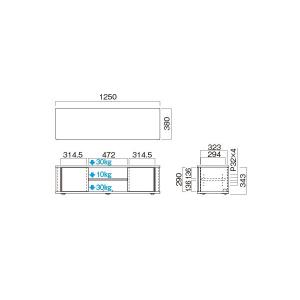 TV-SD1250B 32v〜55v型対応 テ...の詳細画像1