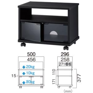 TV-SP500  16〜20V型対応小型テレビ台 ハヤミ工産 TIMEZ｜webjapan