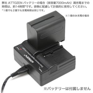 ソニーNP-F970 F960 対応充電器 デ...の詳細画像3