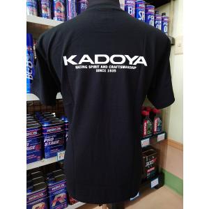 KADOYA カドヤ LOGO ロゴTシャツ ブラック｜BIKERS STATION MTR 2号店