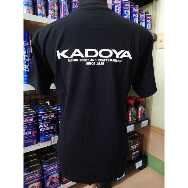 KADOYA カドヤ LOGO ロゴTシャツ ブラック 半袖