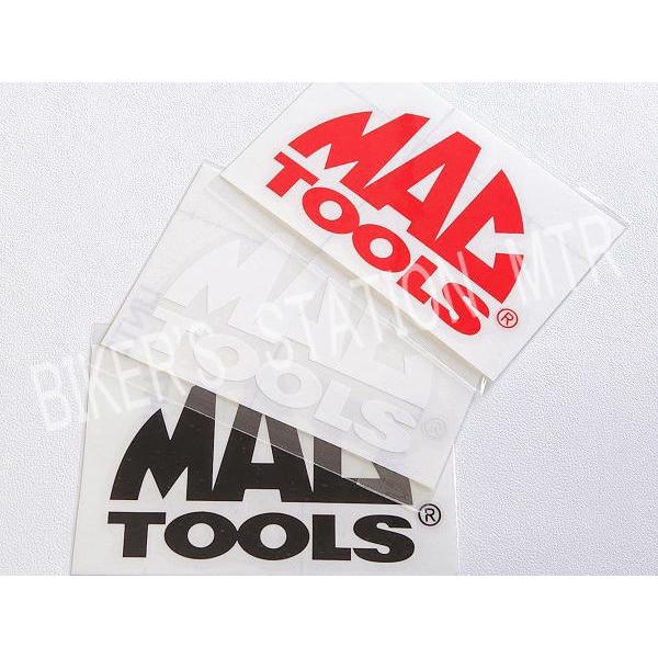 MACTOOL&apos;S マックツール ステッカー ホワイト 抜き文字 正規品 100ｍｍ