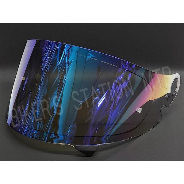 EXTRA エキストラ CPB-1V メロースモークブルー ミラーシールド SHOEI ショウエイ ...