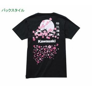 カワサキ/KAWASAKI/桜満開Tシャツ/夜桜｜webmtr2
