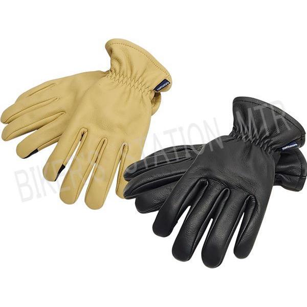 KUSHITANI クシタニ K5368 ステアグローブ レザーグローブ 春秋グローブ バイク用グロ...