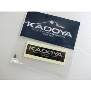 KADOYA カドヤ メタルステッカー 8ｃｍ ブラック｜webmtr2