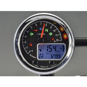 ACEWELL エースウェル 多機能針式タコメーター デジタルスピードメーター MA085-552 ...