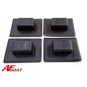 ロッドホルダーベース　黒　４個セット　AFボート（AFBOAT）