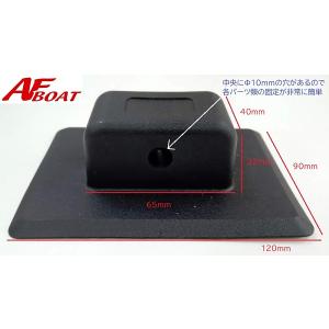 ロッドホルダーベース 2個 ブラック AFボー...の詳細画像1