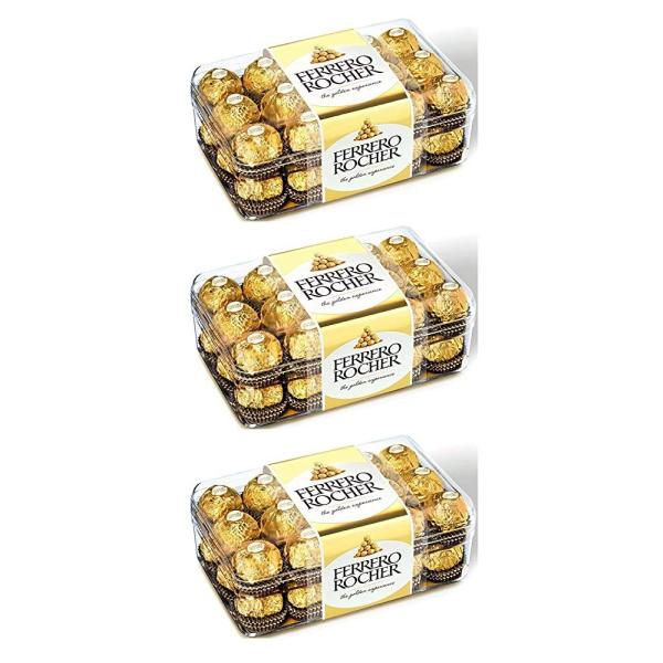 [3箱] フェレロ ロシェ(FERRERO ROCHER) T-30 チョコレート 30粒