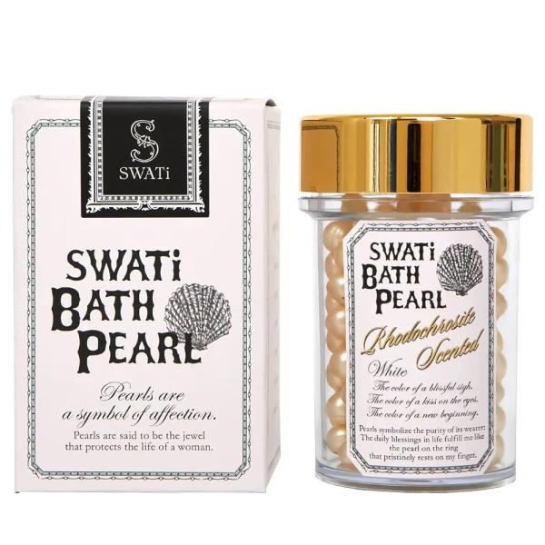 SWATi BATH PEARL (M) スワティー バスパール ホワイト 52g インカローズの香...