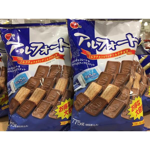 ブルボン アルフォート ミルクチョコ＆リッチミルクチョコ 大容量 775g×2袋