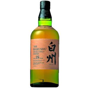 父の日 誕生日 ギフト 業務店御用達 ウイスキー サントリー シングルモルト 白州 18年：700ml 洋酒 Whisky (81-0)｜webshop-kameya