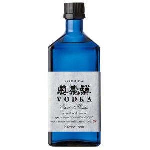 父の日 誕生日 ギフト 業務店御用達 ウォッカ 奥飛騨ウォッカ 55度 箱付：720ml スピリッツ vodka (77-4)｜輸入酒のかめや