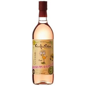 母の日 誕生日 ギフト 業務店御用達 ワイン 三鷹キウイフルーツワイン ロゼ：720ml×12本 wine (98-0)｜webshop-kameya