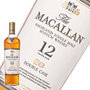 母の日 誕生日 ギフト 業務店御用達 ウイスキー マッカラン ダブルカスク 12年 箱付：700ml☆ 洋酒 Whisky (35-2)｜webshop-kameya