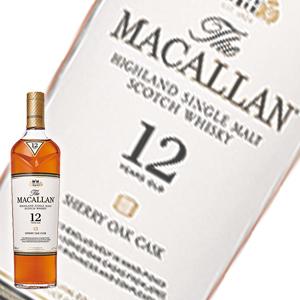 クリスマス 2025 誕生日 ギフト 業務店御用達 ウイスキー マッカラン 12年 シェリーオーク：...
