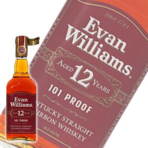 父の日 誕生日 ギフト 業務店御用達 ウイスキー エヴァン ウィリアムズ(エヴァン ウィリアムス) 12年 レッド：750ml☆ 洋酒 Whisky (21-3) バーボン、アメリカンの商品画像