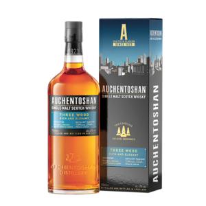 オーヘントッシャン ウイスキー スリーウッド 43度 並行 箱付 700ml