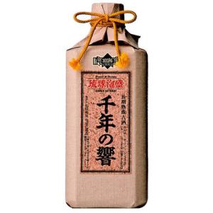 父の日 誕生日 ギフト 業務店御用達 焼酎 泡盛 今帰仁「千年の響」25度：720ml 沖縄県 (65-4)｜webshop-kameya