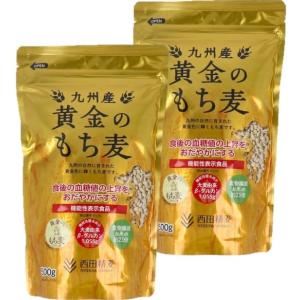 九州産 黄金のもち麦 機能性表示食品 500g×2袋セット 西田精麦