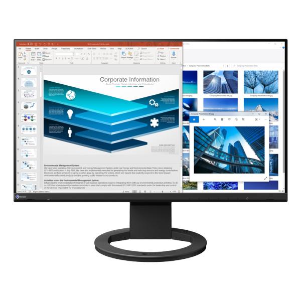 EIZO 液晶ディスプレイ 23.8型/1920×1080/HDMI、DisplayPort、USB...