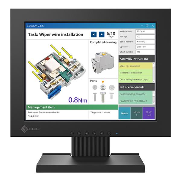 EIZO 31cm（12.1）型タッチパネル装着カラー液晶モニター DuraVision FDX12...