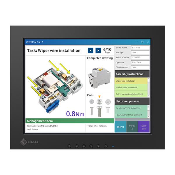 EIZO 31cm（12.1）型タッチパネル装着カラー液晶モニター DuraVision FDX12...
