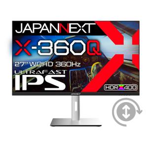 JAPANNEXT ゲーミング液晶ディスプレイ 27型/2560×1440/DP×1、HDMI×2、USB-C×1/ブラック/スピーカー有/1年保証 JN-27IPS360WQHDR-HSP