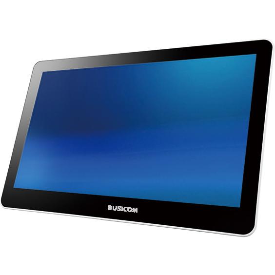 ビジコム 13.3インチLCDタッチパネルモニター(静電容量・Type-C・白)＜スタンド無し＞ B...