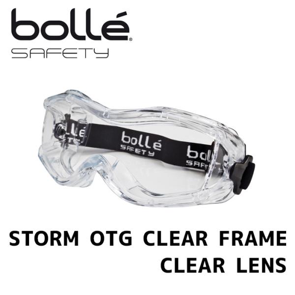 BolleSafety STORM OTG CLEAR FRAME / CLEAR LENS (16...