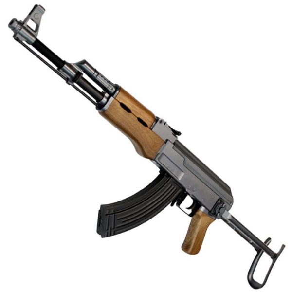 【限定！値下げ品】電動ガン　CYMA　AK47S（フェイクウッド）【180日間安心保証つき】