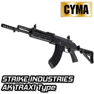 CM076B SI AK TRAX1 KEYMOD フルメタル電動ガン BK【180日間安心保証つき】｜webshopashura