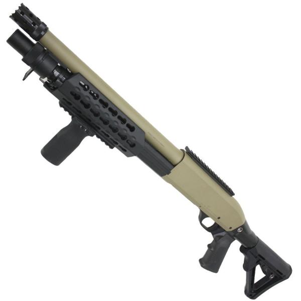 【予備マガジンセット】CM366DM ベネリM3 KEYMOD M-STOCK フルメタルショットガ...