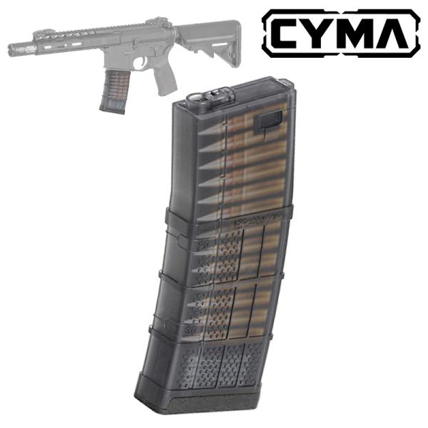 CYMA/EMG LANCER L5 AWM 300BLK M4 AEG用 150連マガジン BK
