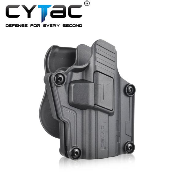 CYTAC Mega-Fit マルチサイズ ホルスター Upgraded Version BK