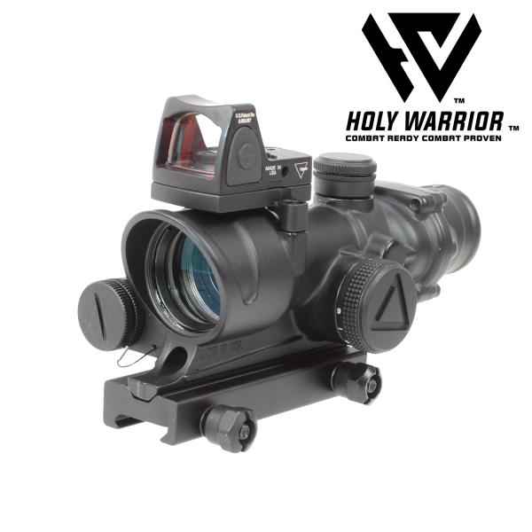 HolyWarrior TA02タイプ 4x32スコープ RMRドットサイト付き BK