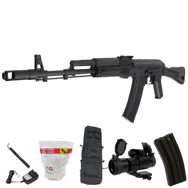 S&amp;T AK-74M スポーツライン電動ガン【8点セット】【180日保証】