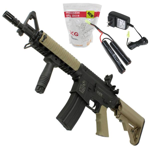 【バッテリー＆充電器＆バイオ弾サービス！】S&amp;T CQB-R スポーツライン G3電動ガン（電子トリ...