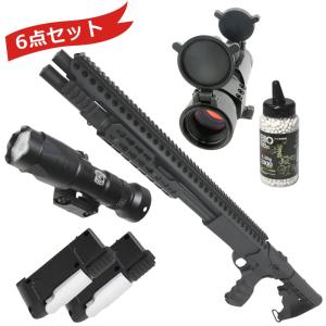 【値引き中！】【大特価！】S&T M870 ロング KEYMOD タクティカル BK【スペシャル6点セット】｜webshopashura