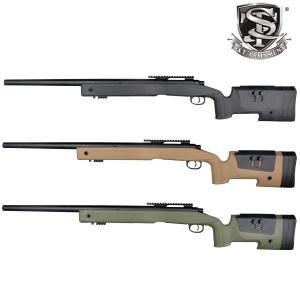 【40%OFF！1本限定特価！】S&amp;T M40A3 スポーツライン エアーコッキング ライフル TAN【180日保証】
