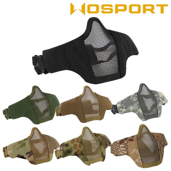 WOSPORT V1タイプ メッシュマスク ナイロン チーク（各カラーあり）