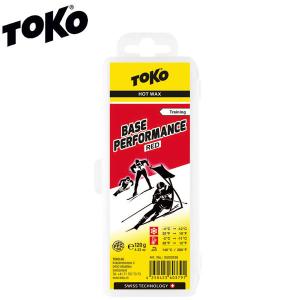 TOKO トコ スキー＆スノーボード ワックス  ベースパフォーマンス レッド 120g  5502036  固形ワックス｜websports
