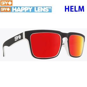 SPY スパイ サングラス　メンズ　HELM　WHITEWALL - HAPPY GRAY GREEN W/ RED SPECTRA　HAPPYレンズ  ヘルム｜WebSports