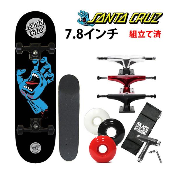 サンタクルーズ スケボー コンプリート スクリーミングハンド ブラックブルー 7.8ｘ31.7インチ...