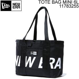 ニューエラ トートバッグ ミニ プリントロゴ ブラック×ホワイト 約6L 11783255 newera バッグ TOTE BAG MINI｜WebSports