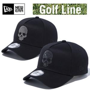 ニューエラ キャップ 9FORTY A-Frame スワロフスキー スカル ブラック 　12108913　12108914 NEWERA  GOLF  日本正規品　newera キャップ ゴルフ【C1】