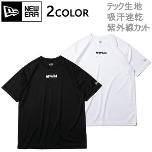ニューエラ Tシャツ 吸汗速乾 半袖 テック  Tシャツ ミニロゴ 2色展開 アパレル NEWERA  performance 熱中症対策  正規品