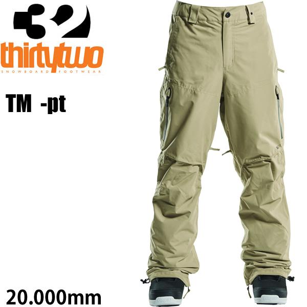 サーティーツー スノーボードウェア パンツ TM -pants  / KHAKI  (2022 21...